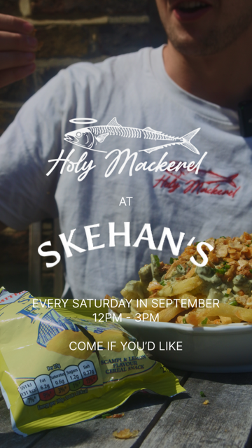 The Holy Mackerel at Skehan's — every Saturday in September, 12pm-3pm